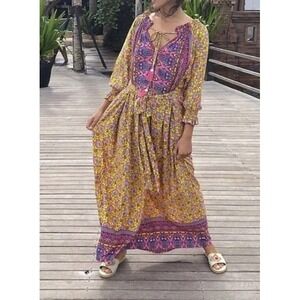 FEATHER & FIND BOHO LUXE Oprah  Multicolor One Size